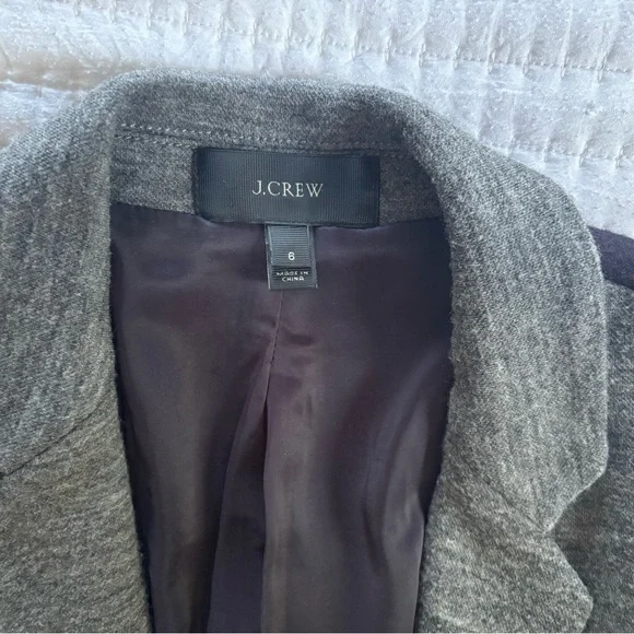 J. Crew Charcoal & Navy Colorblock Blazer - Picture 3 of 4